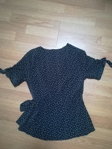 Elegant wrap blouse (never worn)