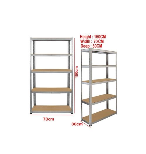 150 x 70 x 30cm Shelving Racking Unit - Garage Shed Store Shop