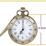 Large Dial watch and neck chain , Free Post Image 2