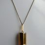 Celine Gift Box Cylinder Pendant  Necklace length 36" Image 6
