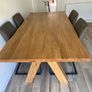 oak dining table Image 3