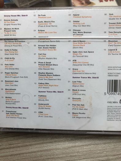 MTV Ibiza 99 double cassette tape