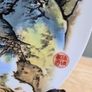 Japanese Hand Painted Plate & Stand Image 3