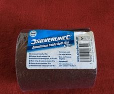 Silverline aluminium oxide roll 10 m sandpaper
