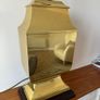 Vintage Brass Table Lamp with silk shade Image 5