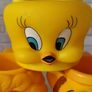 Vintage 90s Plastic 3D Character Mugs Bundle  Tweety Bird, Lion and Tiger Image 4