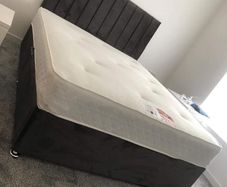 King size Divan bed with mattress included