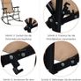 Folding Rocking Chair Ergonomic Headrest Armrest 98 x 95 x 66 cm Beige Image 4