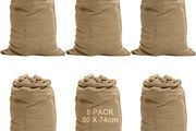 Hessian Sacks 52x74cm Vegetable Storage Bags