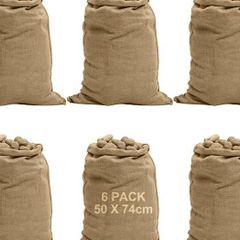 Hessian Sacks 52x74cm Vegetable Storage Bags