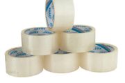 6x SMART Strong Hot Melt 48mm x 60m Clear Adhesive Packing Sealing Tape Sellotape #1033