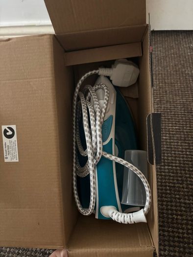 Ironing board and iron