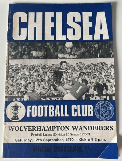Chelsea 1970/71 Matchday Programmes