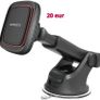 Magnetic Phone Car Mount, APPS2Car Universal Dashboard Windscreen Industrial-Strength Suction Cup Car Phone Mount Holder with Adjustable Telescopic Arm, 6 Strong Magnets for All Cell Phones Image 4