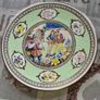 2 Beautiful Romeo and Juliet and the Twelfth Night Shakespeare Flower Plates Caverswall England, no chips or cracks, Postal Available or Collection Image 7