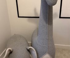 Nursery baby room giraffe and elephant