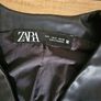Zara Faux Leather Waistcoat Top Image 4