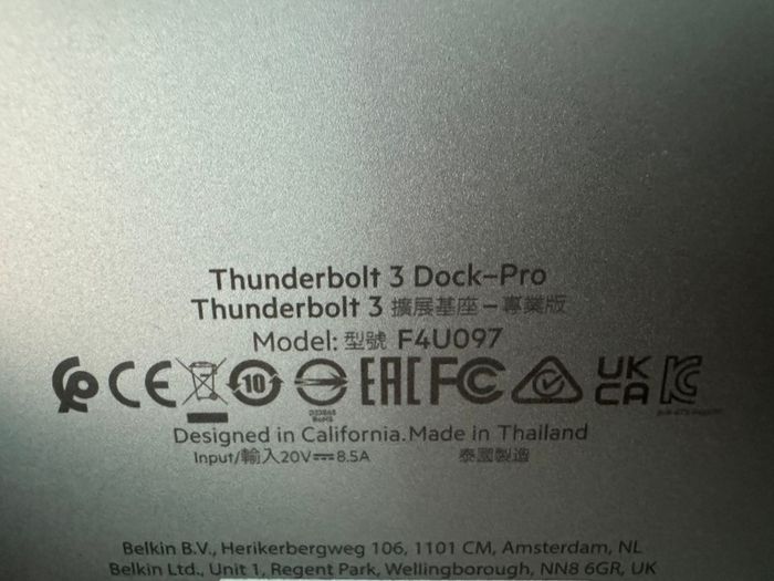 Belkin Thunderbolt 3 Dock-Pro
