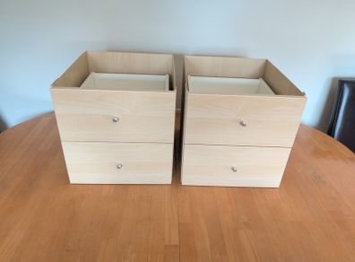 Ikea Kallax Drawers Two Sets