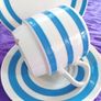 Carrigaline Blue and White Stripe Tableware Image 3