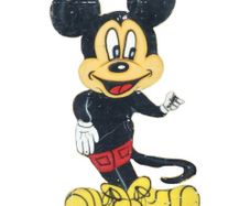 Fairground Mickey Mouse sign