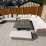 XL Rathwood Outdoor Gargen Corner Sofa Dining Set (Adjustable Table) Image 4