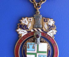 RMIG MASONIC MEDAL (Royal Masonic Institution for Girls) - 1954 STEWARD award medal