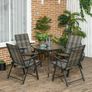 5 Piece Rattan Garden Dining Set Image 7