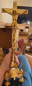 Heavy Brass Religious Cross