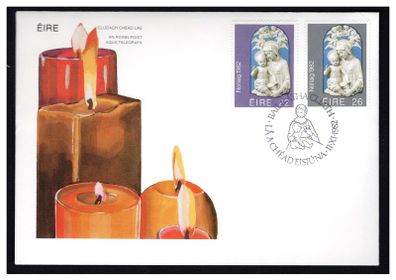 1982 Ireland Christmas Commemorative Stamps Post and Telegraph First Day Cover (FDC)