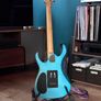 Washburn WR-150/MLB Electric Guitar in Metallic Blue Image 2