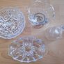 Selection of vintage Glass & Crystal ware,  4 pcs Image 2