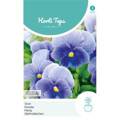 HT Pansy Celestial Seeds 0.4g | Sow July - August