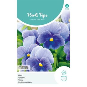 HT Pansy Celestial Seeds 0.4g | Sow July - August