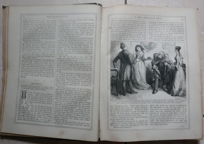 Vintage Charles Dickens,  The Life And Adventures Of Martin Chuzzlewit