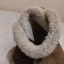 Warm Lined Brown Suede Boots Image 7