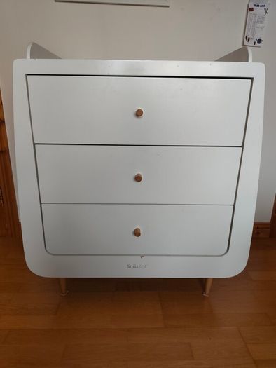 SnuzKot Skandi 2 Piece Nursery Furniture Set - Cot Bed & Changing Unit