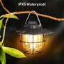 FREE EXPRESS SHIPPING Camping Lantern, Rechargeable Retro Camping Tent Lights Lamp Image 3