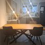 Stunning 2m Dining Set & 4 Swivel Chairs Image 4
