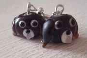 Dog earrings