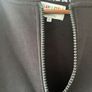 Helen Steele black hoody long line zipped size medium Image 4