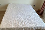 Floating bed with mattress