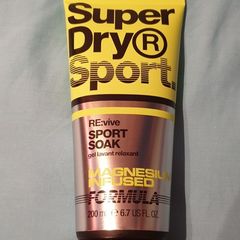 superdry sport soak gel lavant relaxant
