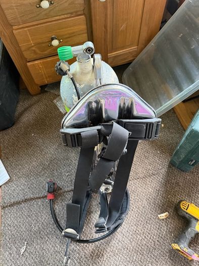 Air tank and breathing apparatus - for parts