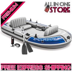 Inflatable Boat Set with Aluminium Oars and Pump (FREE SHIPPING)