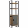 Bookshelf 50x30x170 cm Solid Mango Wood Image 2