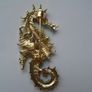 Seahorse enamel brooch, Jewellery, Brooch, Gift Image 3