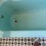 Vintage bath, bidet, basin and pedestal Image 4