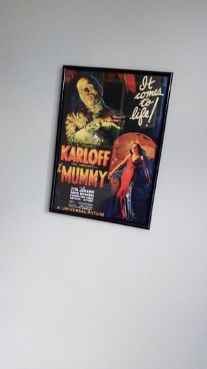 Dracula, Frankenstein, The Mummy vintage movie posters