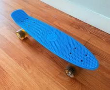 Land Surfer Skateboard - mini cruiser - penny board - Blue